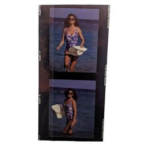Kathy Ireland Double Photo Slide Swimsuit Model Catalog‎ Production Picture (D7)